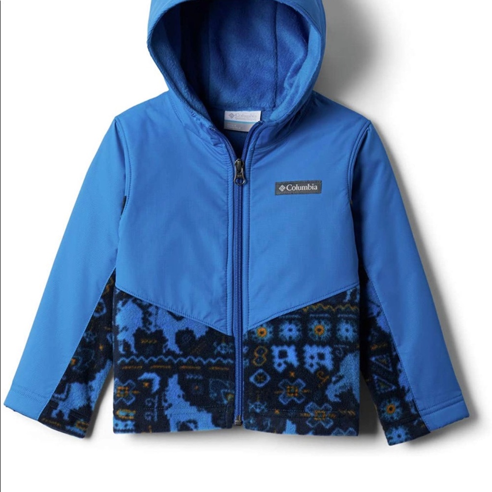 Columbia Mountain Overlay Hoodie Jacket 6-12 Months- Like New!